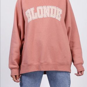 Blonde brunette the label sweater